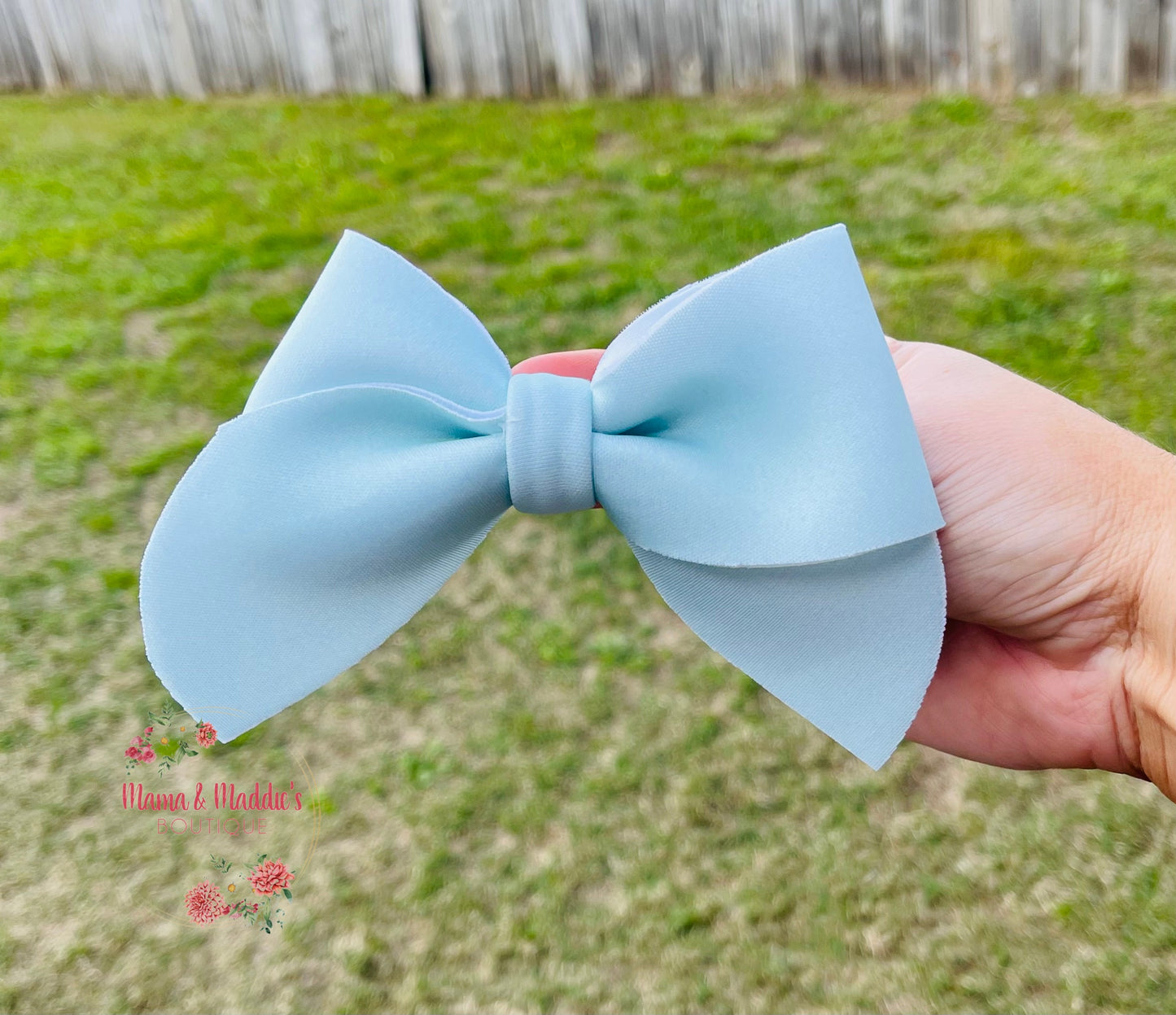 Sailor neoprene hair bows