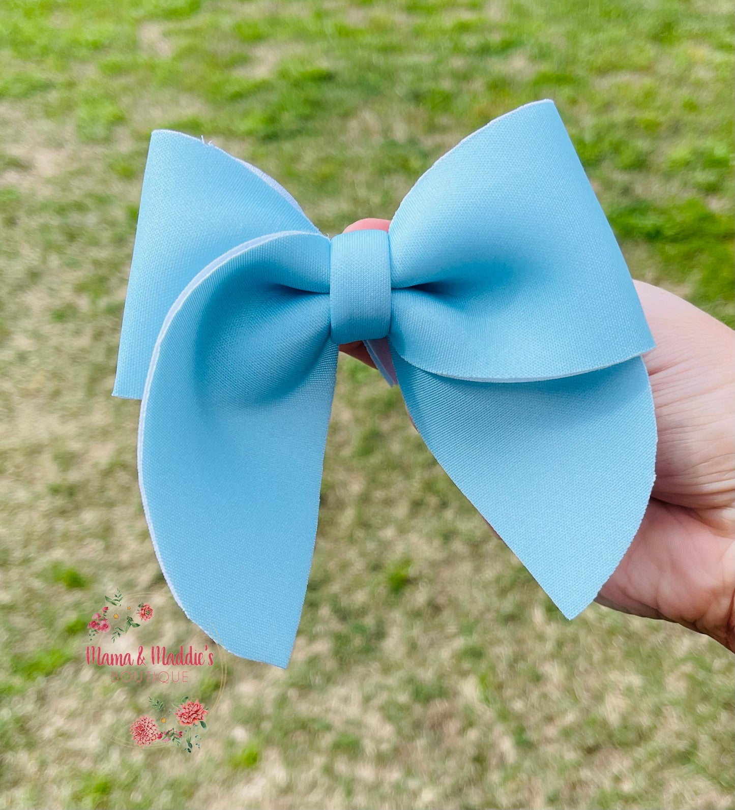 Sailor neoprene hair bows