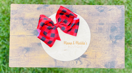 Christmas ribbon bows