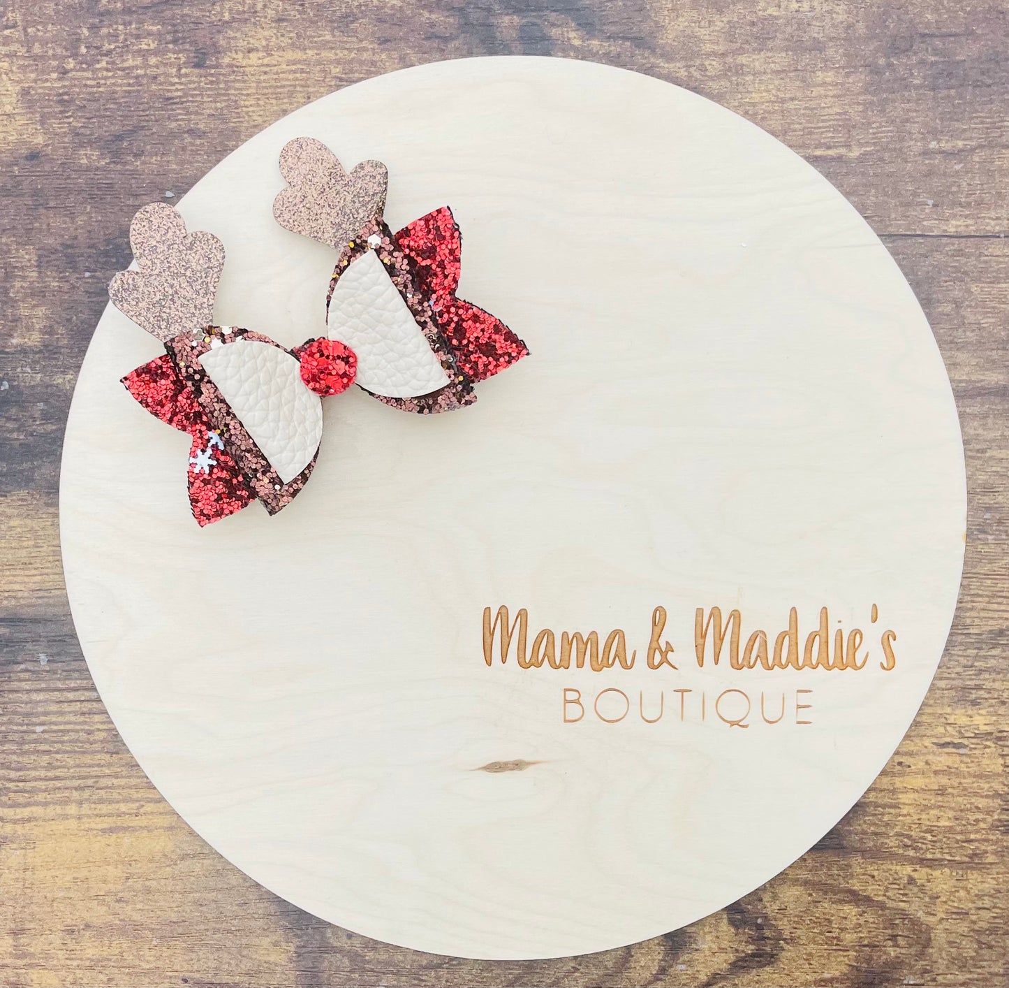 Reindeer hair bows