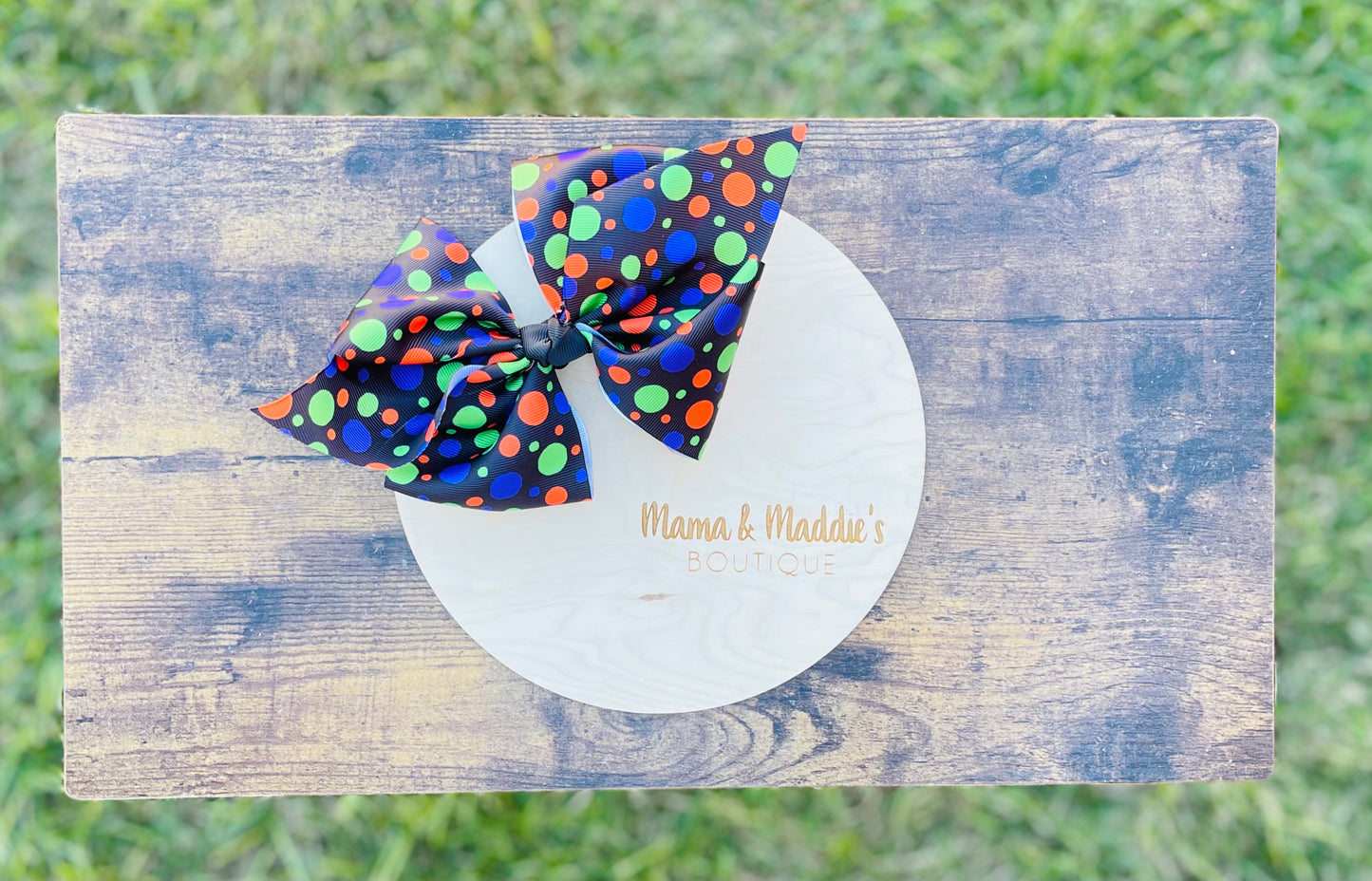 Halloween ribbon bows