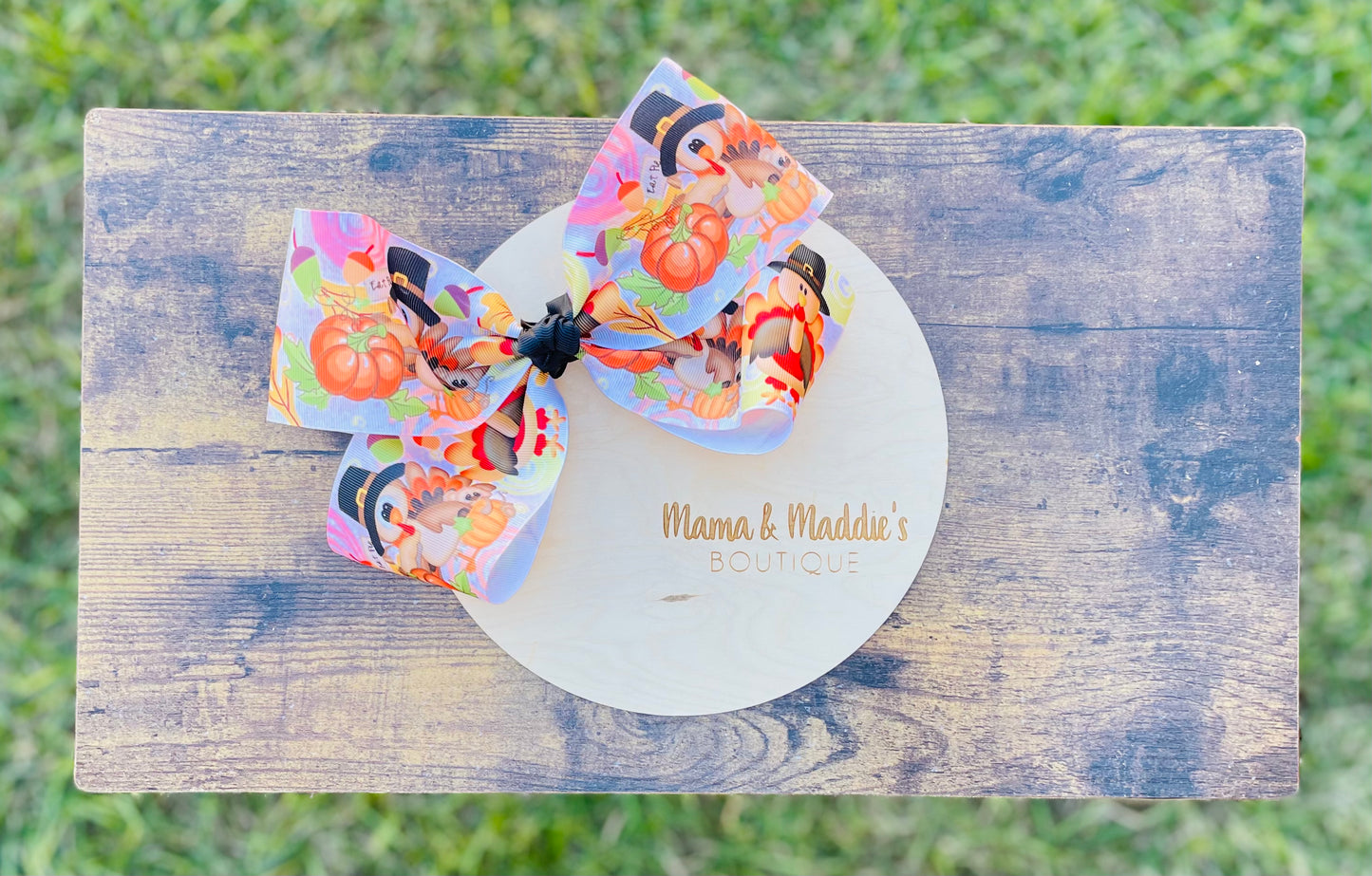 Thanksgiving ribbon bows