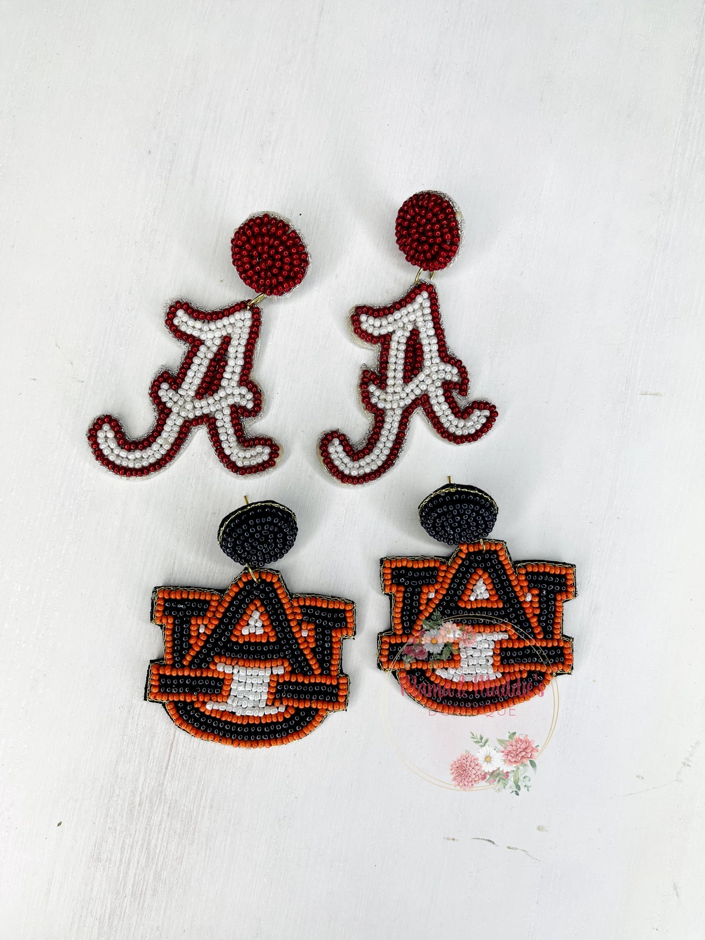 Gameday beaded earrings