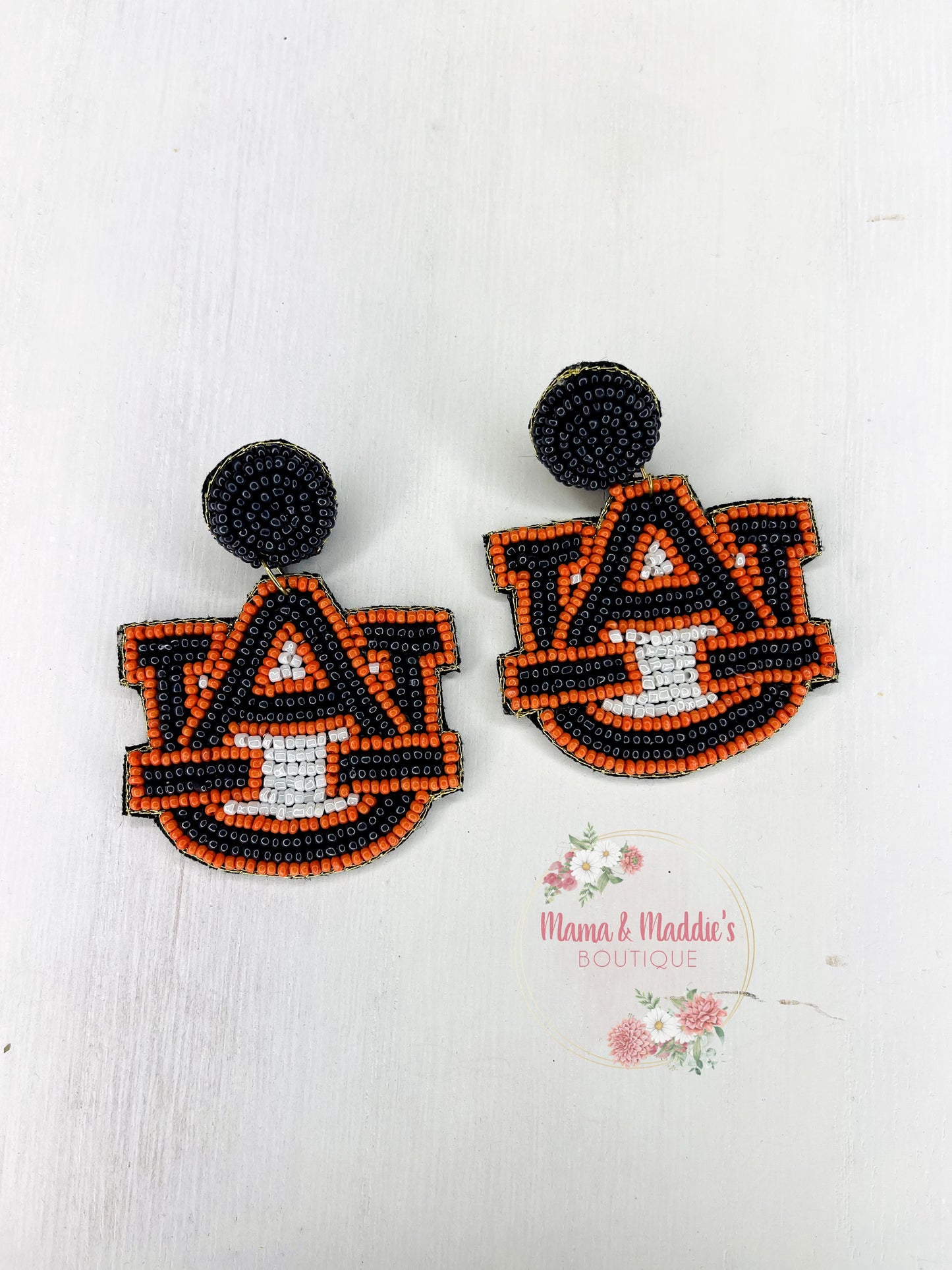 Gameday beaded earrings