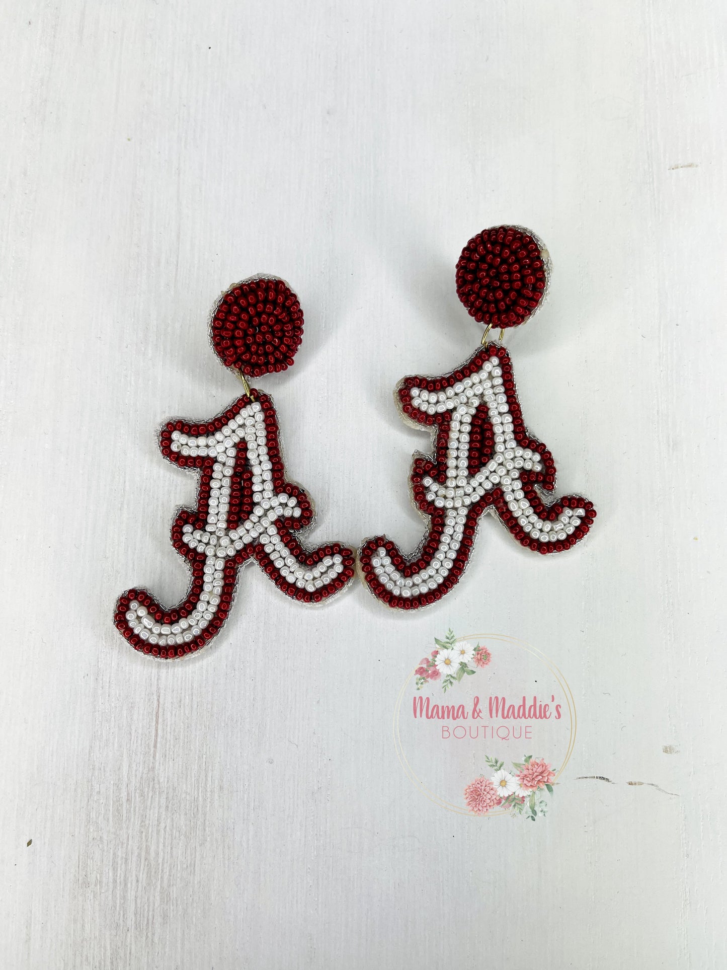 Gameday beaded earrings