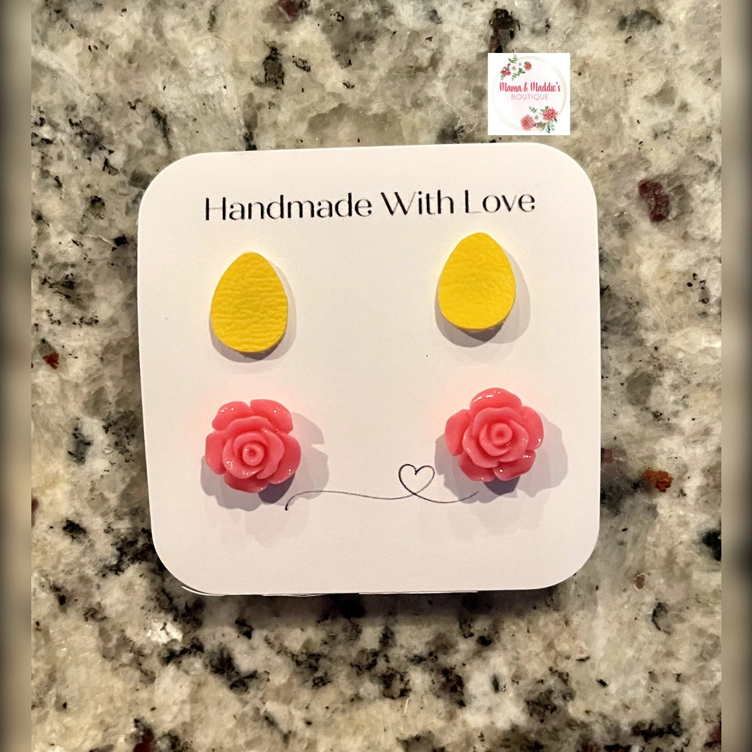 Easter stud earrings